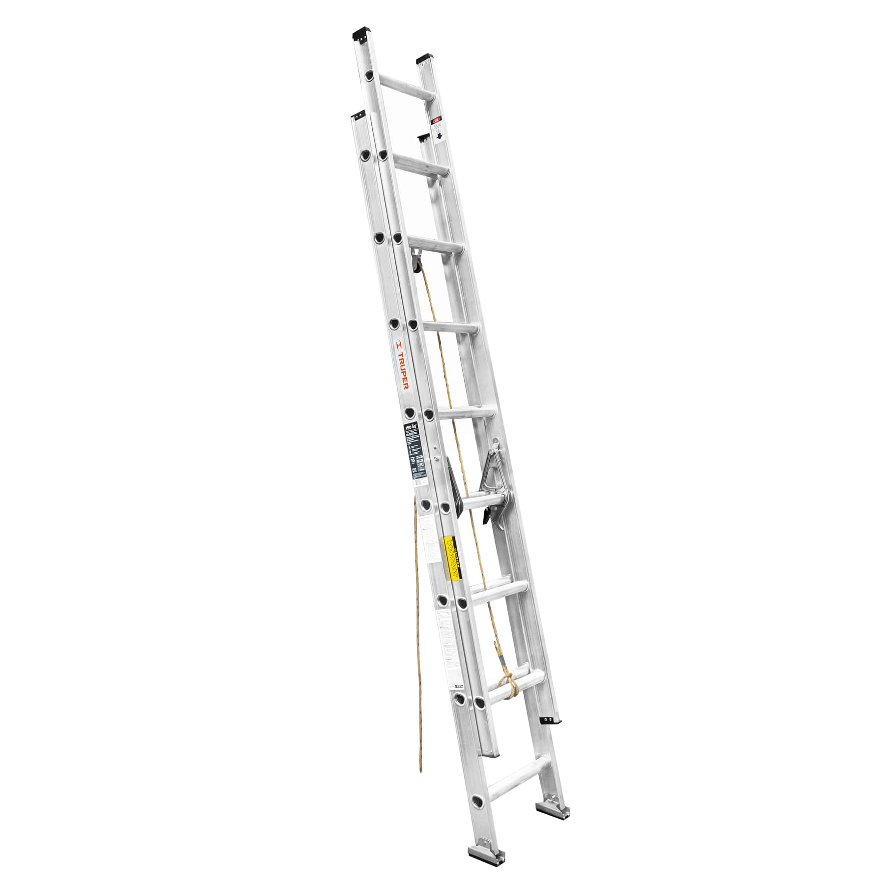 Escalera en aluminio extensible de 6 a 12 mt – Mas Equipos