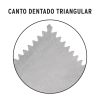 Llana dentada triangular 6 remaches [Precio barato]