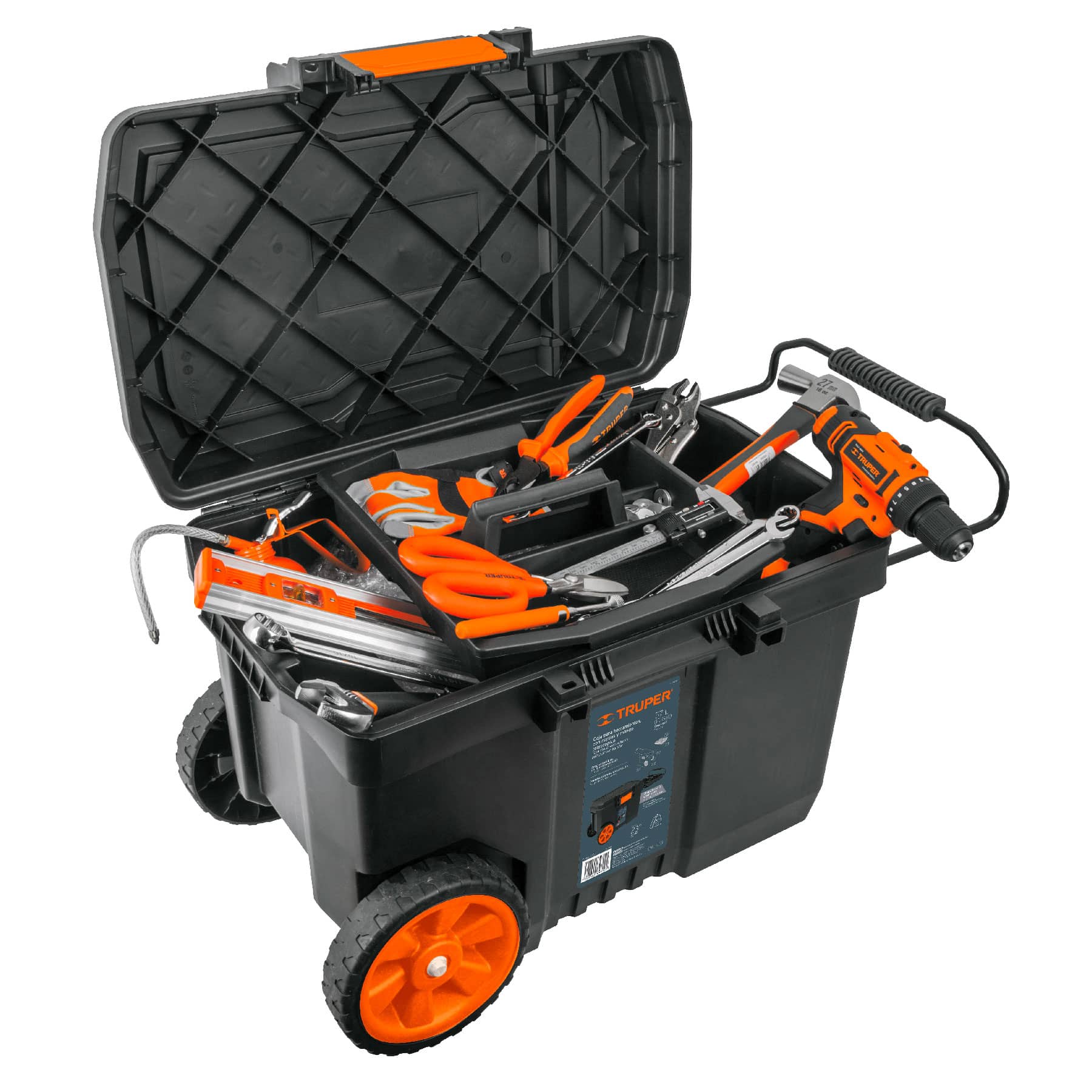 Caja de herramientas metálica con 5 cajones y ruedas 3090 Mobile Pro Box  Lite I Maquin Parts