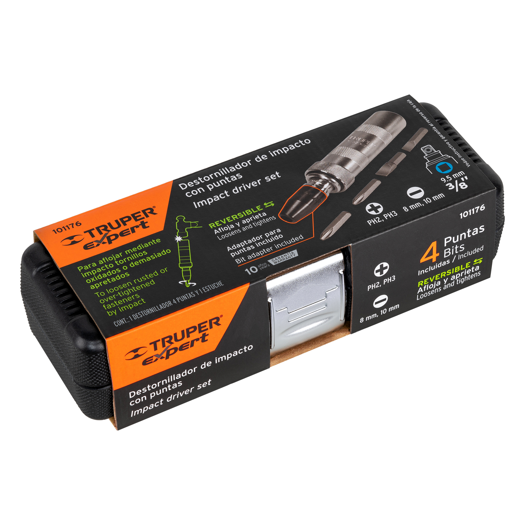 Railer Juego de puntas de destornillador para electricistas – Juego de  brocas de impacto de acero S2 premium y destornilladores de tuerca con un